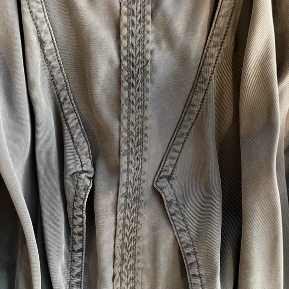 Anthropologie Hei Hei Grey Open Front Jacket - Size Small - Picture 16 of 16